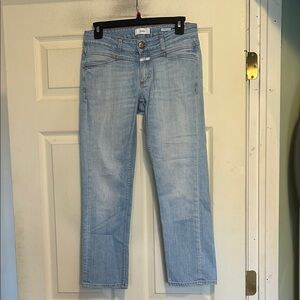 Closed (German Brand) Light-Wash Straight Leg Jeans Size 27